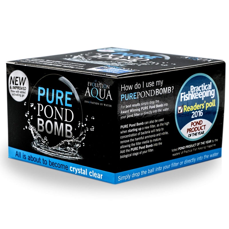 Evolution Aqua Pure Pond Bomb â€“ for Crystal Clear Healthy Water, Treats up to 20,000 litres - Image 2